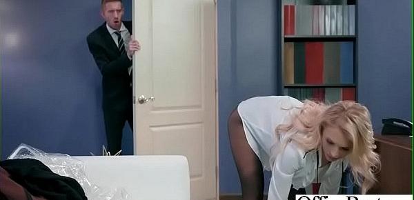  Hard Sex Tape In Office With Naughty Busty Hot Girl (Alix Lynx) video-02